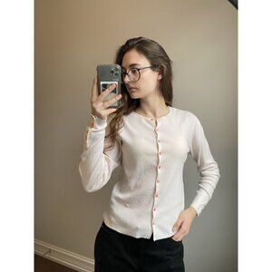 Zara Cute Button Down Sweater Cardigan Size Large